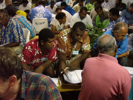 Training of trainers in Vanuatu last year