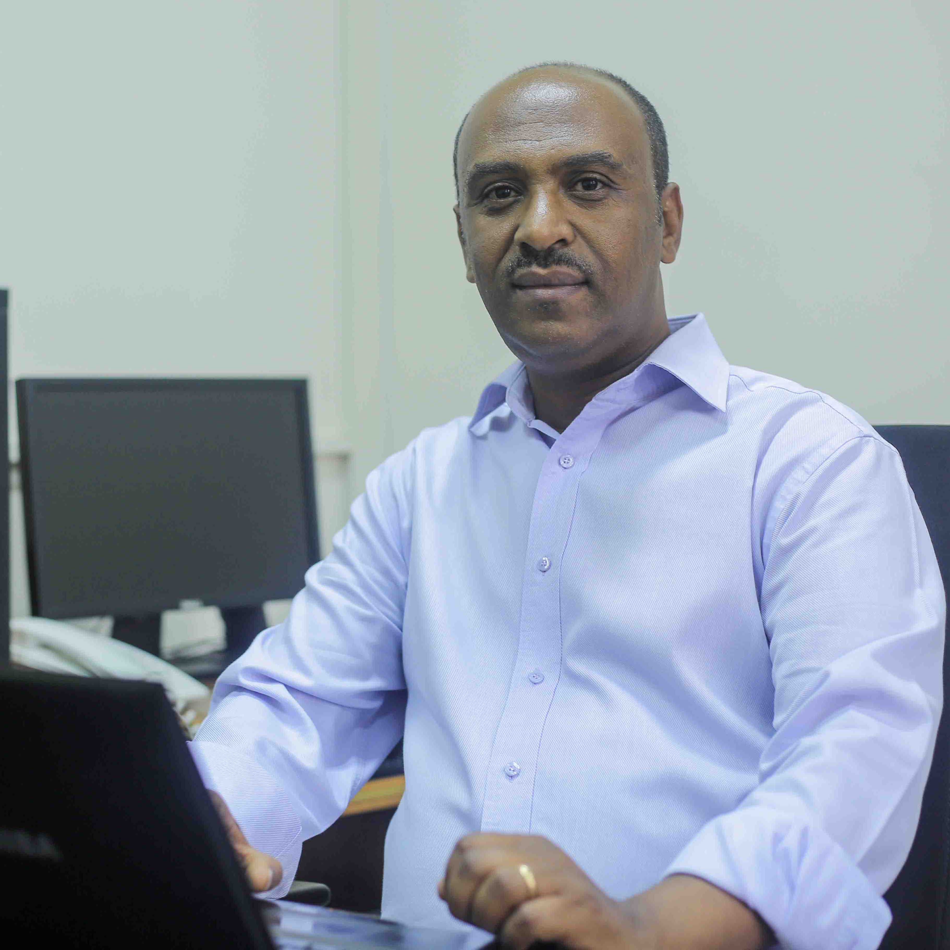Dr Theodros Assefa Teklu, who teaches PhD students.