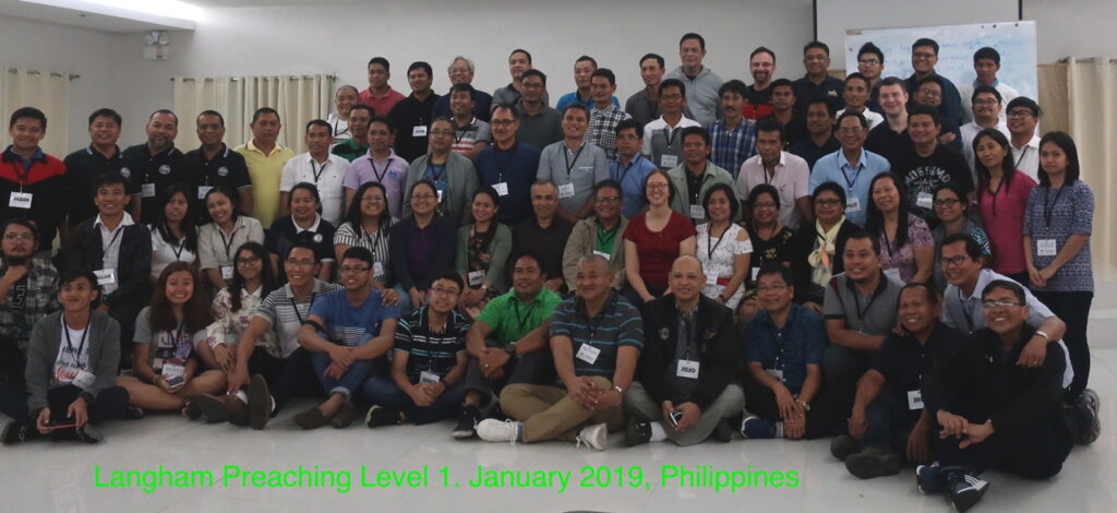 A group photo of the first ever Langham Preaching training in the Philippines earlier this year. 