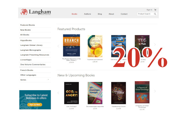 Langham Literature discount