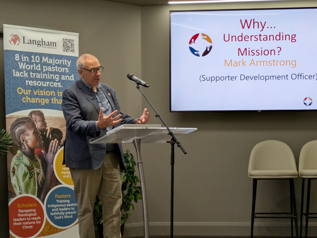 Mark Armstrong at Understanding Mission launch