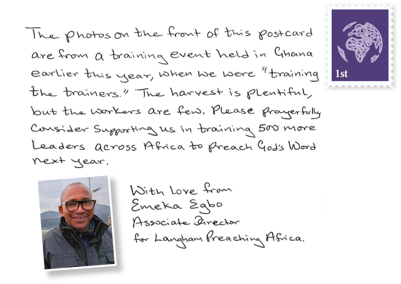 Join with Langham Preaching in Africa - click/tap here