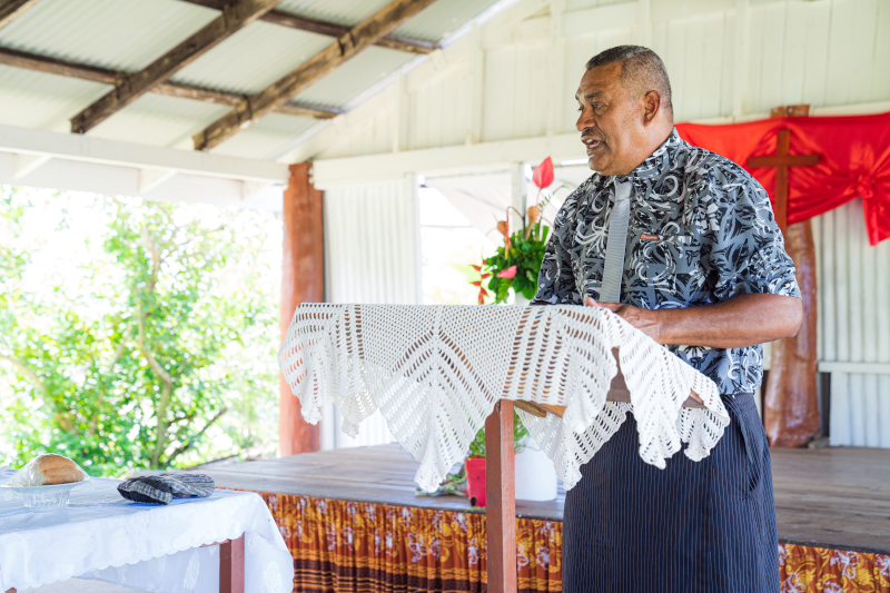 Steven Simpson in Fiji