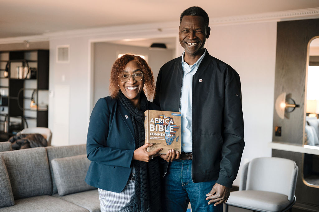 Liz Mburu and Yacouba Sanon