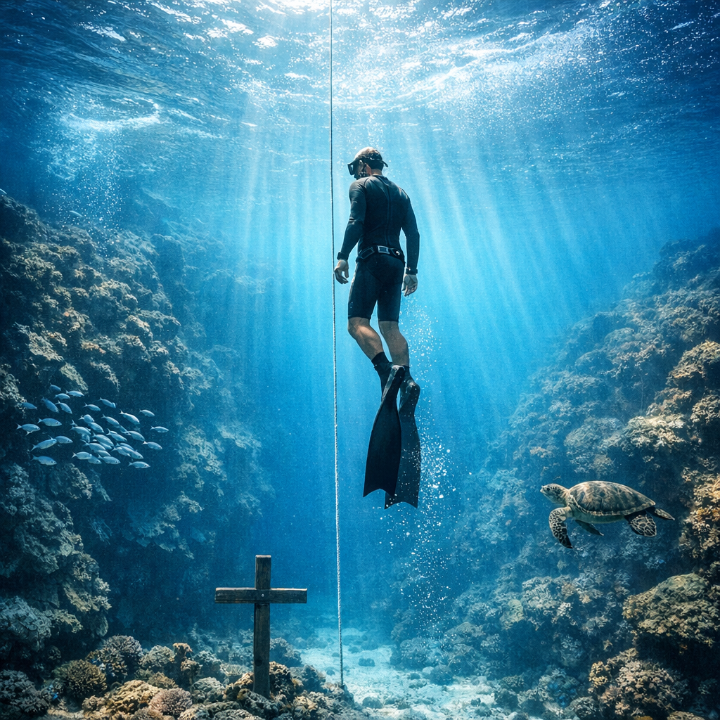 Free dive for John’s retirement